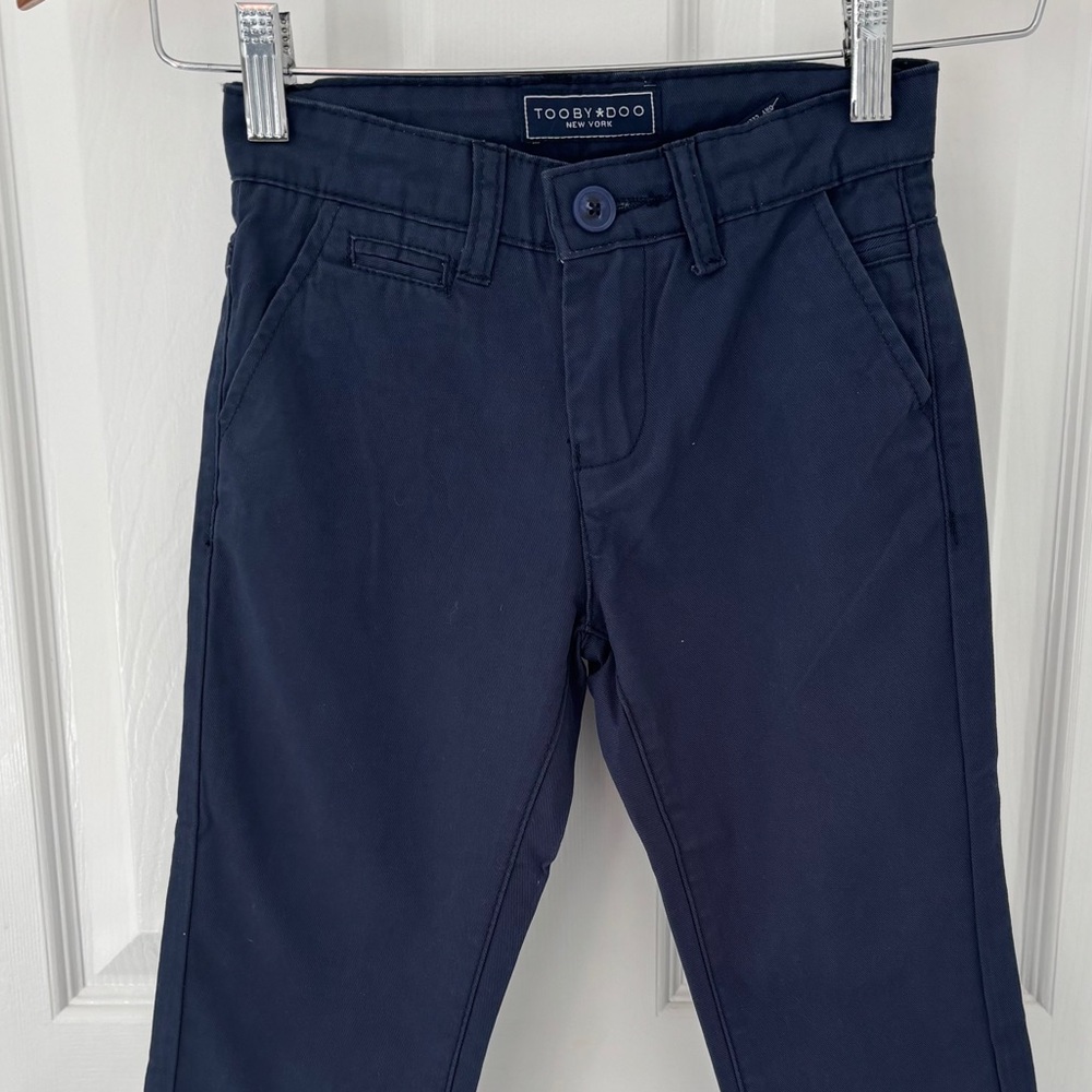NWT Toobydoo New York Boys Navy Chino Pants•preppy•academia•School Uniform•4